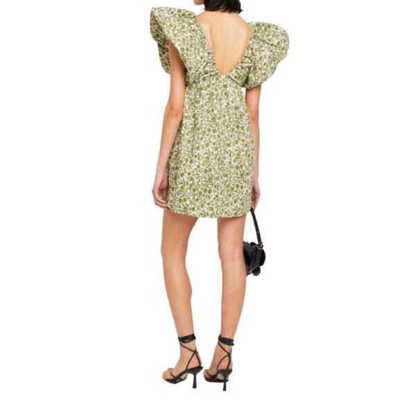 O.P.T Didi Mini Dress Blue Floral Size Large NWOT - Picture 7 of 12